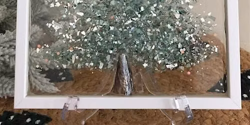 Christmas in July! Resin beach, Christmas tree  with sea glass workshop