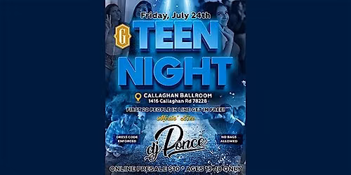 GEC Teen Night with DJ Ponce
