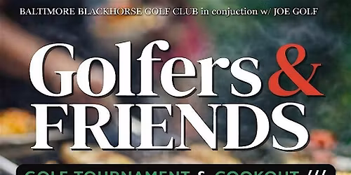 Baltimore Blackhorse Golf Club 6th Annual Golf Tournament