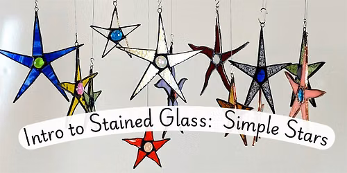 Intro to Stained Glass: Simple Stars