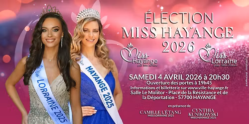 \u00c9LECTION MISS HAYANGE 2026 \ud83d\udc51