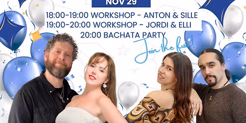 \ud83d\udd25Bachata Beginner Bootcamp & Party\ud83d\udd25