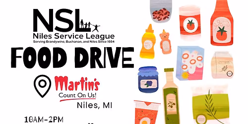 NSL Food Drive at Martin\u2019s in Niles