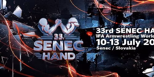 33rd Senec hand, IFA Armwrestling World Cup