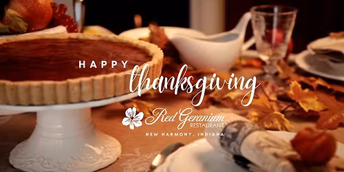 Thanksgiving at the Red Geranium