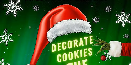 Cookie Decorating with The Grinch