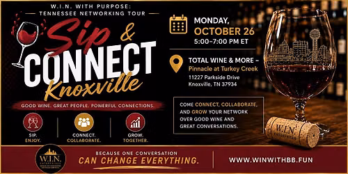 Sip & Connect Knoxville: Where Conversations Turn Into Connections