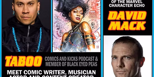 Taboo and David Mack Signing Marvel Echo Comic Series