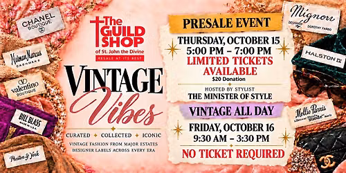 VINTAGE VIBES Opening Night & Presale at The Guild Shop