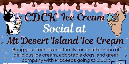 CDCK Ice Cream Social at Mt. Desert Island Ice Cream