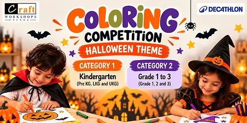 Coloring Competition by Craft Workshops Chennai