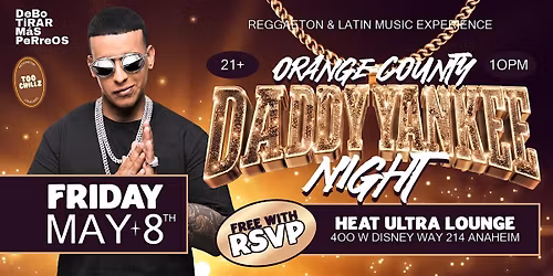 REGGAETON & HIP-HOP PARTY @ HEAT ULTRA LOUNGE OC 21+