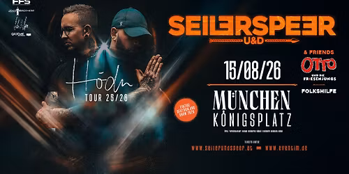 Seiler und Speer | H\u00f6dn Tour 25\/26 | M\u00fcnchen K\u00f6nigsplatz 2026