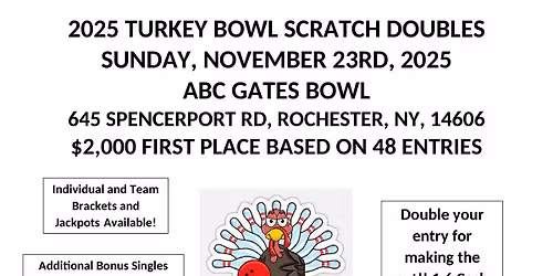 2025 Turkey Bowl Scratch Doubles