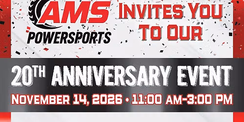 AMS Powersports 20th anniversary party!