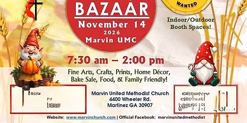 Marvin UMC Holiday Bazaar