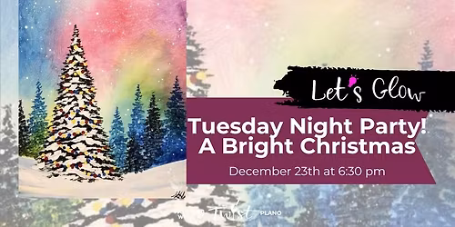 Blacklight Painting \u2013 Christmas Art Night Out