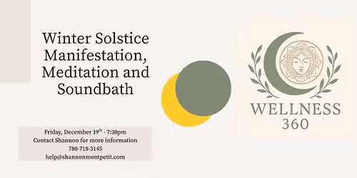 Winter Solstice Manifestation, Meditation and Soundbath in St. Albert