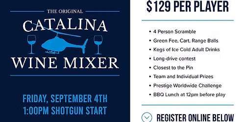 Catalina Wine Mixer Golf Scramble at Cypresswood Golf Club