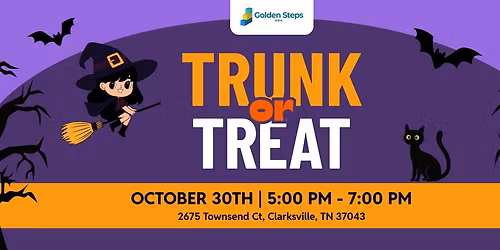 \ud83c\udf6d Trunk-or-Treat at Golden Steps ABA Clarksville, TN