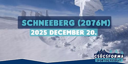 Schneeberg CS\u00daCS! (2076m) (megtelt\u00fcnk)