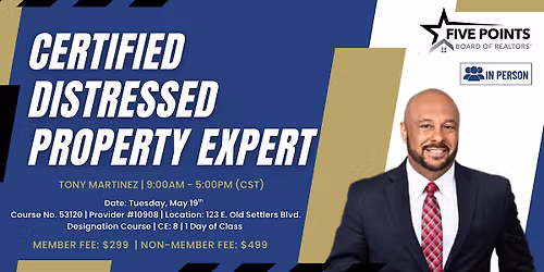 Certified Distressed Property Expert (CDPE)