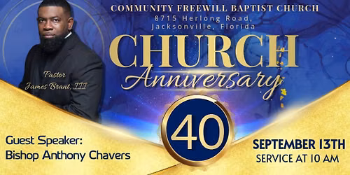 40th Church Anniversary