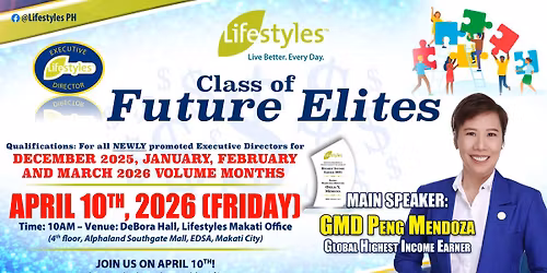 CLASS OF FUTURE ELITES - APRIL 2026