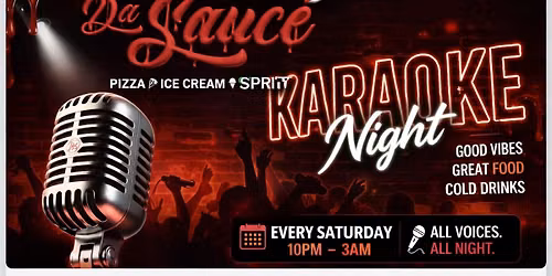 Sips & Saucey Neighborhood Karaoke Nights  