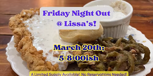 Chicken Fried Steak Night @ Lissa's!