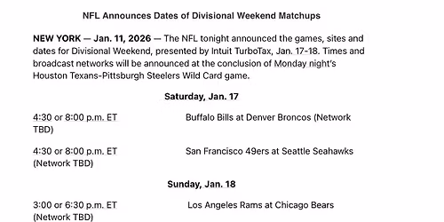 Los Angeles Rams vs. Buffalo Bills (Date: TBD)