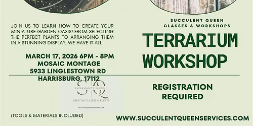Terrarium Workshop - Mosaic Montage