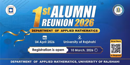 1st Alumni Reunion 2026 by Department of Applied Mathematics