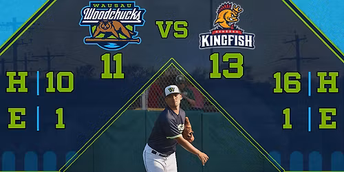 Kenosha Kingfish at Wausau Woodchucks at Athletic Park - WI