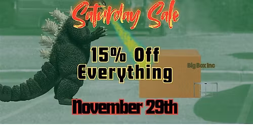 Second Use Small Business Saturday 15% Off Sale