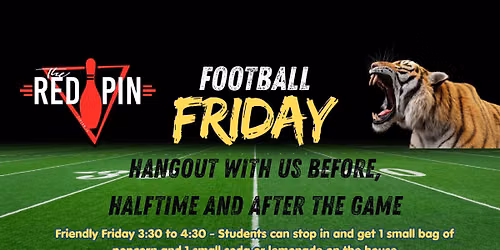 Football Friday @ The Red Pin (Homecoming)