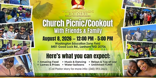 WEM Church Picnic\/Cookout with Friends and Family