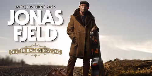 Jonas Fjeld setter bagen fra seg-turn\u00e9 \/\/ Kolben kulturhus