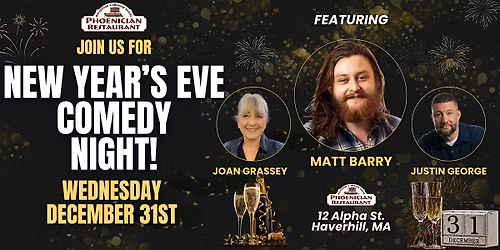 New  Year's Eve Comedy Night featuring Matt Barry & Friends