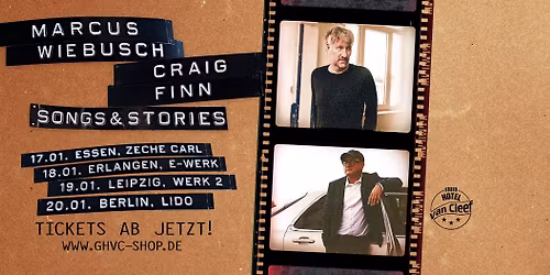 MARCUS WIEBUSCH - Songs & Stories - Berlin, Lido