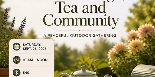 Garden Yoga, Tea & Ceramics: A Peaceful Morning of Community & Contentment