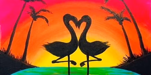 Paint and Sip: Love In Paradise