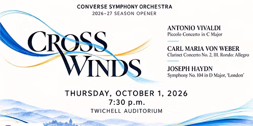 Converse Symphony Orchestra: Crosswinds