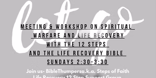 12 step spiritual meeting and workshop (spirituality, principles, \u2013 not religious)