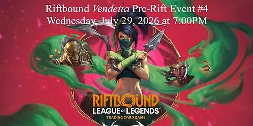 Riftbound Vendetta Pre-Rift Event #4