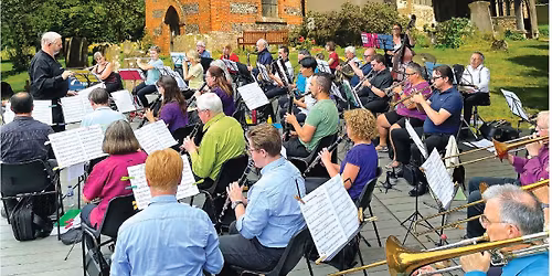 Sonnet Wind Orchestra concert at The Parish Church of St. Peter & St. Paul, Shoreham, Kent.