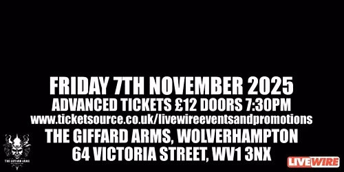 LiveWire presents Black Lakes