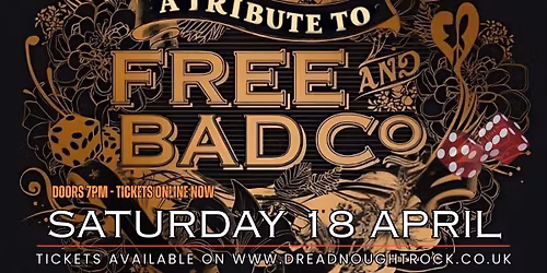 ALL RIGHT NOW - FREE & BAD CO Tribute at Dreadnoughtrock Bathgate