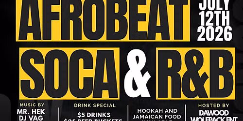 SAN DIEGO OFFICIAL DANCEHALL AFROBEAT SOCA & R&B PARTY