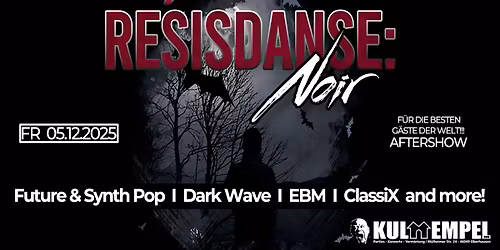 R\u00e9sisdanse:Noir (Aftershow vom F\u00dcR DIE BESTEN G\u00c4STE DER WELT!!! Konzert)